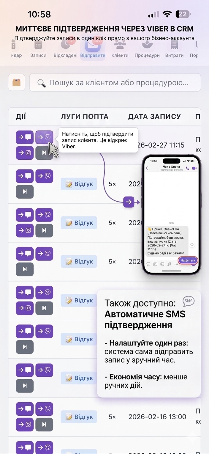 Черга повідомлень у GS CRM